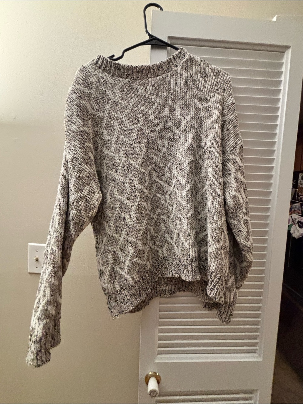 Vintage Marled Gray Crewneck Sweater
